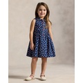 Anchor-Print Cotton Shirtdress