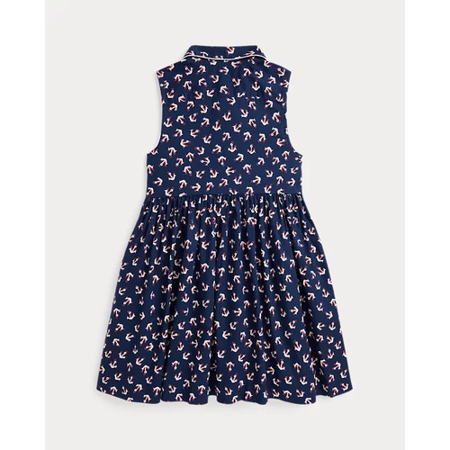 폴로 랄프로렌 Anchor-Print Cotton Shirtdress