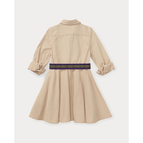 폴로 랄프로렌 Belted Cotton Chino Shirtdress