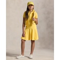Stretch Mesh Polo Dress