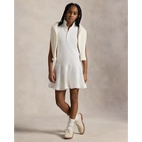 Stretch Mesh Polo Dress