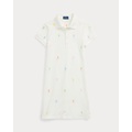 Polo Pony Stretch Mesh Polo Dress