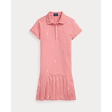 Polo Pony Stretch Mesh Polo Dress