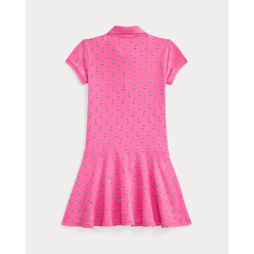 폴로 랄프로렌 Sailboat-Print Stretch Mesh Polo Dress