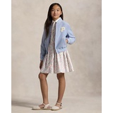 Floral Cotton Oxford Shirtdress
