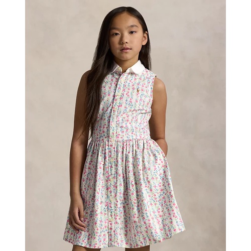 폴로 랄프로렌 Floral Cotton Oxford Shirtdress