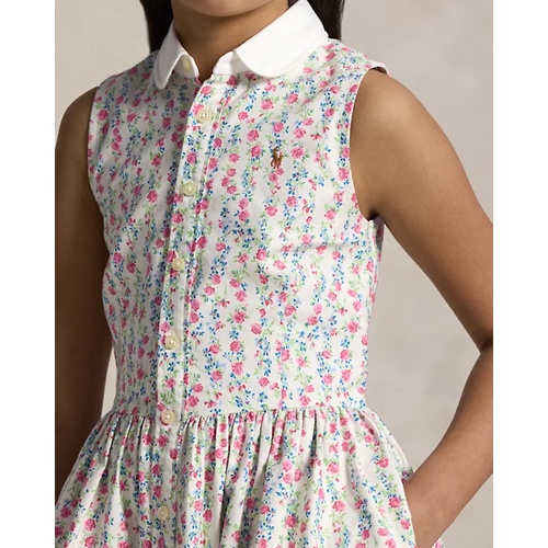 폴로 랄프로렌 Floral Cotton Oxford Shirtdress