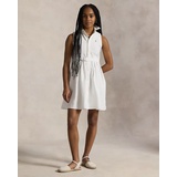 Belted Cotton Oxford Shirtdress