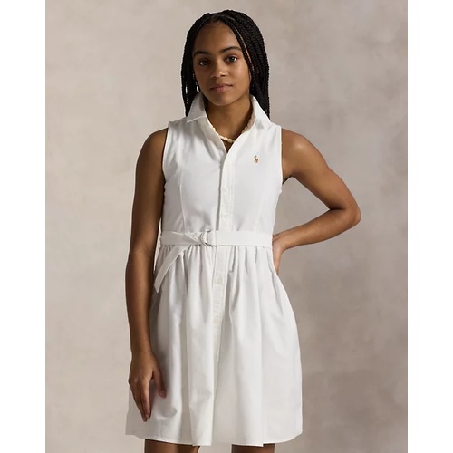 폴로 랄프로렌 Belted Cotton Oxford Shirtdress