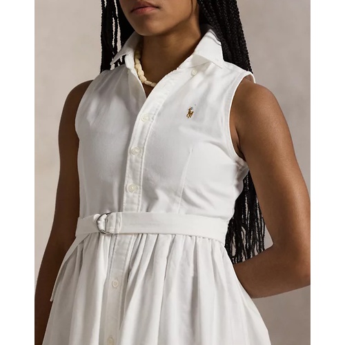 폴로 랄프로렌 Belted Cotton Oxford Shirtdress