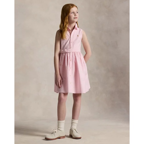 폴로 랄프로렌 Belted Cotton Oxford Shirtdress