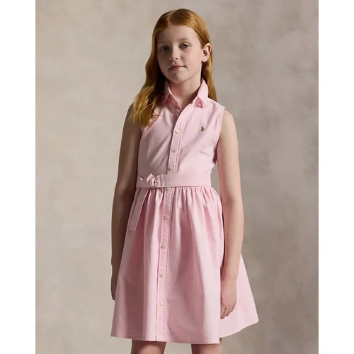 폴로 랄프로렌 Belted Cotton Oxford Shirtdress