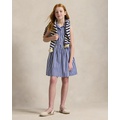Striped Cotton Poplin Shirtdress