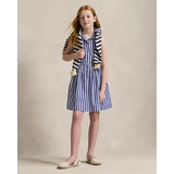 Striped Cotton Poplin Shirtdress