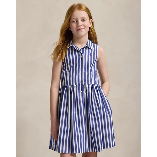 폴로 랄프로렌 Striped Cotton Poplin Shirtdress