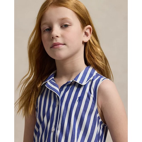 폴로 랄프로렌 Striped Cotton Poplin Shirtdress