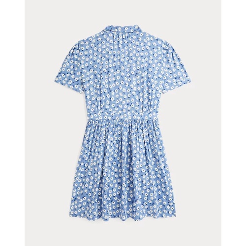 폴로 랄프로렌 Floral Cotton Short-Sleeve Shirtdress