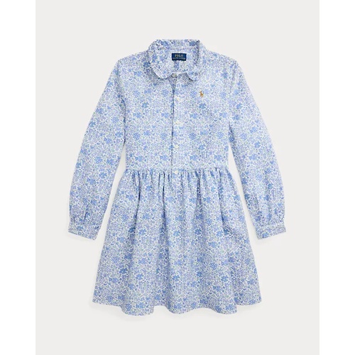 폴로 랄프로렌 Floral Cotton Oxford Shirtdress