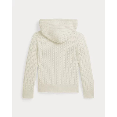 폴로 랄프로렌 Mini-Cable Cotton Full-Zip Hoodie