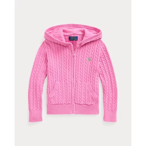 폴로 랄프로렌 Mini-Cable Cotton Full-Zip Hoodie