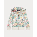 Floral Loopback Fleece Full-Zip Hoodie