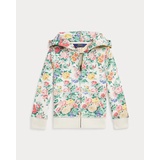 Floral Loopback Fleece Full-Zip Hoodie