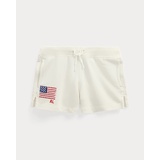 Flag-Applique French Terry Short