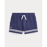 Striped Stretch Mesh Short