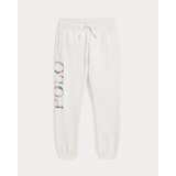 Floral-Logo French Terry Jogger Pant