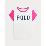 Color-Blocked Logo Cotton Jersey Tee