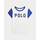 Color-Blocked Logo Cotton Jersey Tee