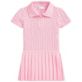 Polo Ralph Lauren Baby Girls Cable Knit Polo Dress