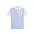 Polo Ralph Lauren Big Boys Striped Oxford Mesh Polo Shirt