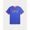 Baseball-Logo Cotton Jersey Tee