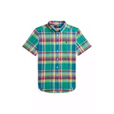 Ralph Lauren Childrenswear' Boys 8-20 Cotton Madras Short Sleeve Shirt