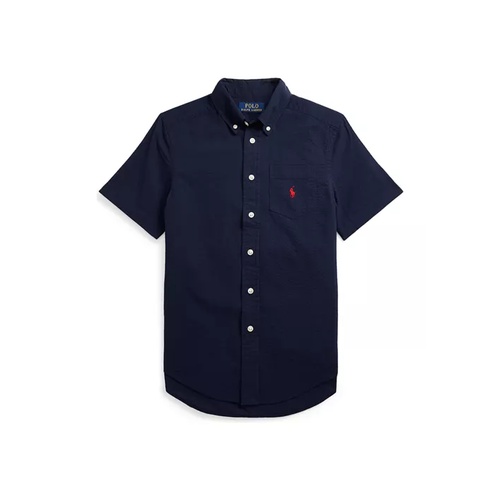 폴로 랄프로렌 Ralph Lauren Childrenswear' Boys 8-20 Cotton Seersucker Short Sleeve Shirt