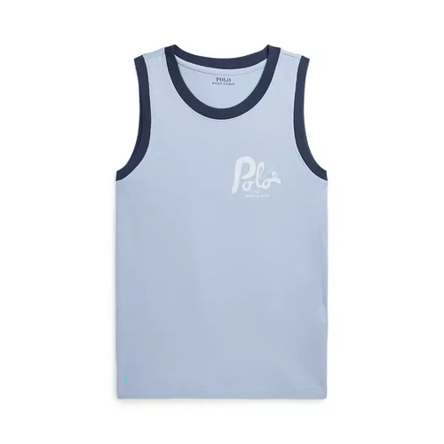 폴로 랄프로렌 Ralph Lauren Childrenswear' Boys 8-20 Logo Cotton Jersey Tank Top