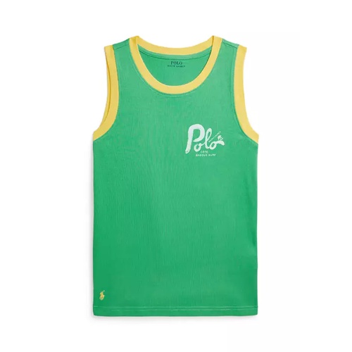 폴로 랄프로렌 Ralph Lauren Childrenswear' Boys 8-20 Logo Cotton Jersey Tank Top