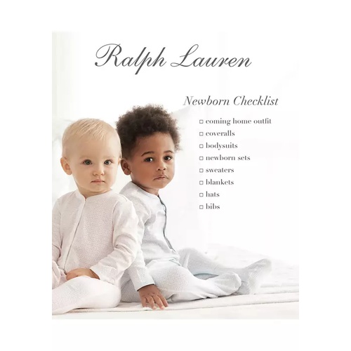 폴로 랄프로렌 Ralph Lauren Childrenswear' Polo Bear Cotton Blanket