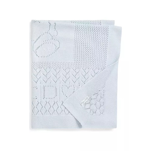 폴로 랄프로렌 Ralph Lauren Childrenswear' Baby Boys Pointelle Knit Organic Cotton Blanket