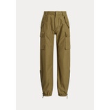 Charlee Cotton-Linen Twill Cargo Pant