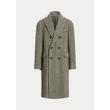 Wool Herringbone Polo Coat