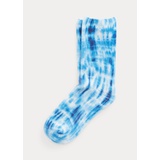 Tie-Dye Motif Crew Socks