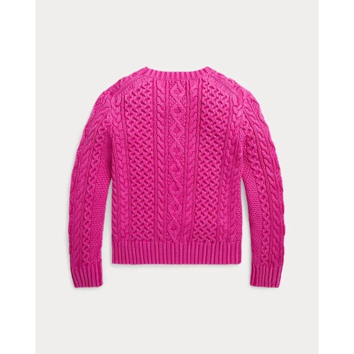 폴로 랄프로렌 Aran-Knit Cotton Sweater