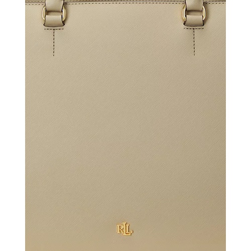 폴로 랄프로렌 Crosshatch Leather Large Hanna Satchel