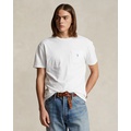 Classic Fit Cotton-Linen Pocket T-Shirt