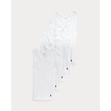 Ribbed Stretch Cotton Tank 5-Pack