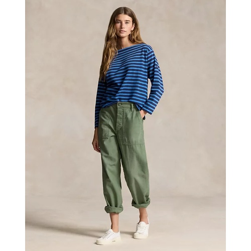 폴로 랄프로렌 Striped Boatneck Jersey Tee