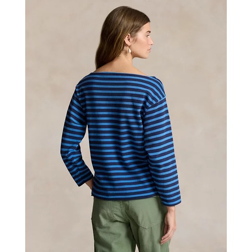 폴로 랄프로렌 Striped Boatneck Jersey Tee