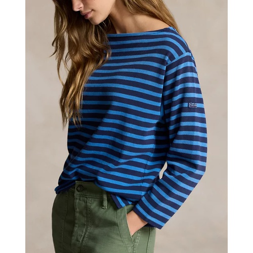 폴로 랄프로렌 Striped Boatneck Jersey Tee